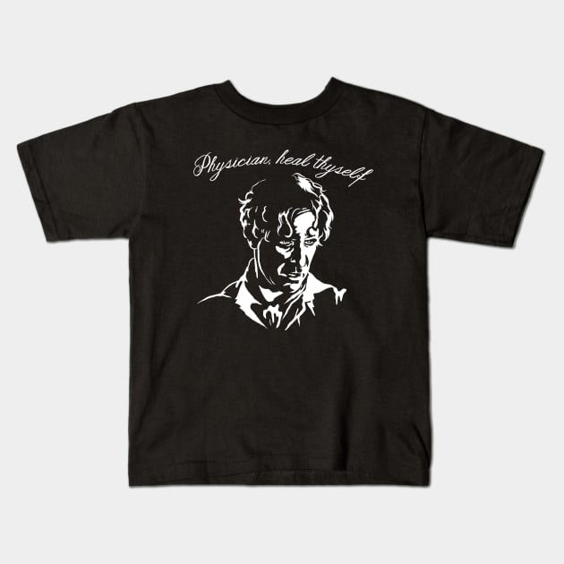 Eighth Doctor - Physician, Heal Thyself Kids T-Shirt by sugarpoultry